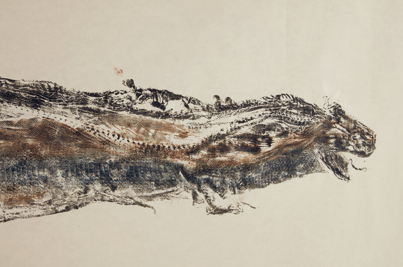 Simryn Gill | Naga Doodles #40-5 (Malayan python) (2017) | Artsy