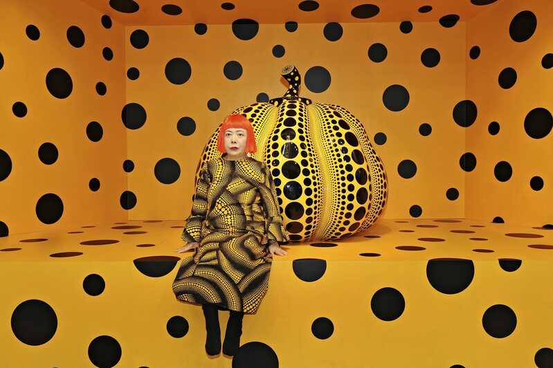 Yayoi Kusama | Kusama with Pumpkin. Installation View: Aichi Triennale (2010) | Artsy