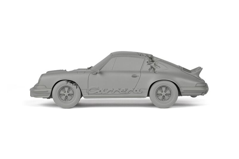 Daniel Arsham | Eroded Carrera RS Porsche (2021) | Available for Sale |  Artsy