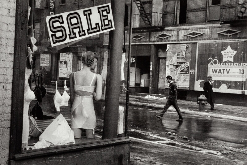 Inge Morath, Lingerie shop window on Lower East Side, USA, New York City,  Manhattan (1957), Available for Sale