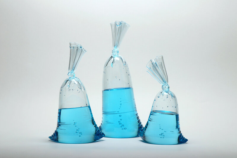 trio bag blue