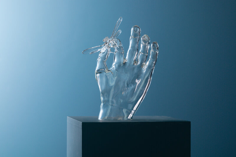 Simone Crestani | Glass Hand (2023) | Artsy