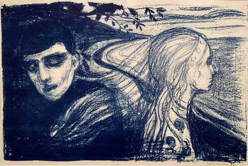 Separation - Edvard Munch Paintings