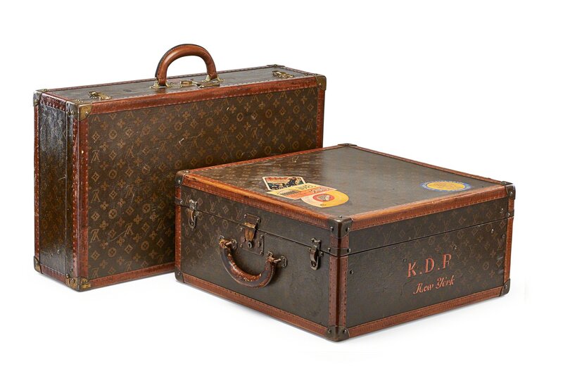 Sold at Auction: Vintage Louis Vuitton Small Hard Suitcase, with