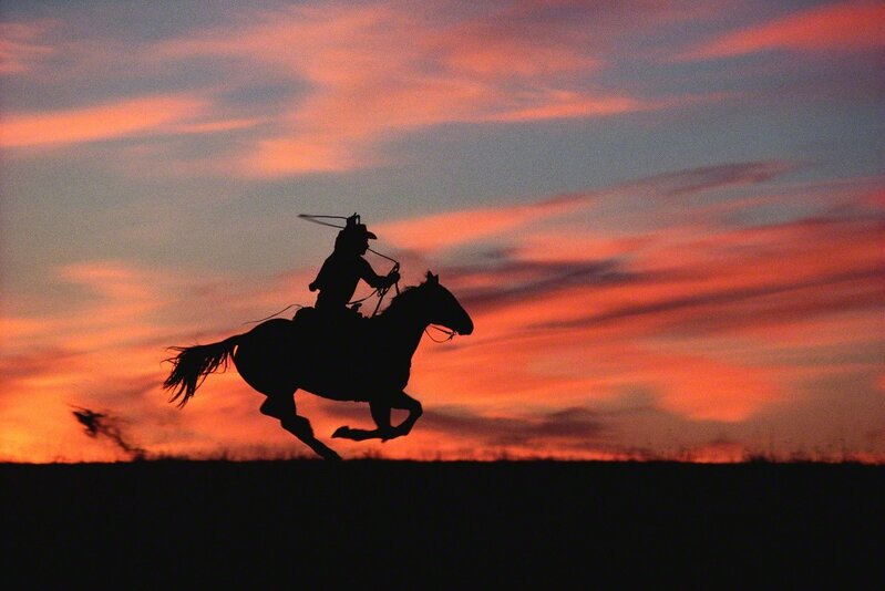 Norm Clasen | Sunset Chase, Riverton, WY (1985) | Available for Sale ...