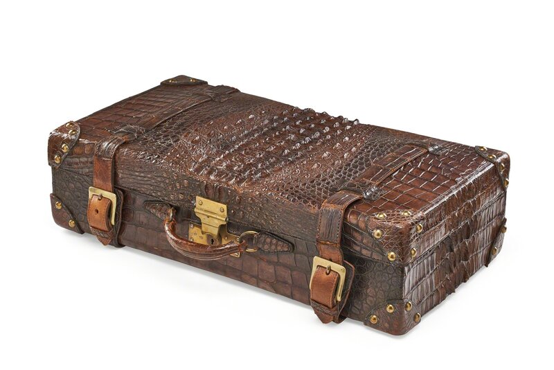 Crocodile Skin Suitcase (20th c.)