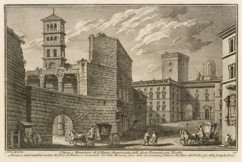 Giuseppe Vasi Chiesa e monastero di S. Maria Annunziata, delle suore