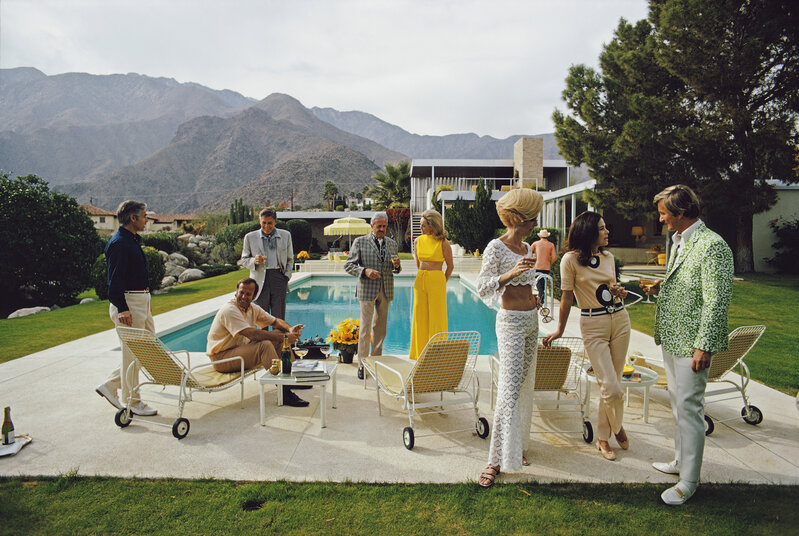 Slim Aarons, Palm Springs Party (1970), Available for Sale