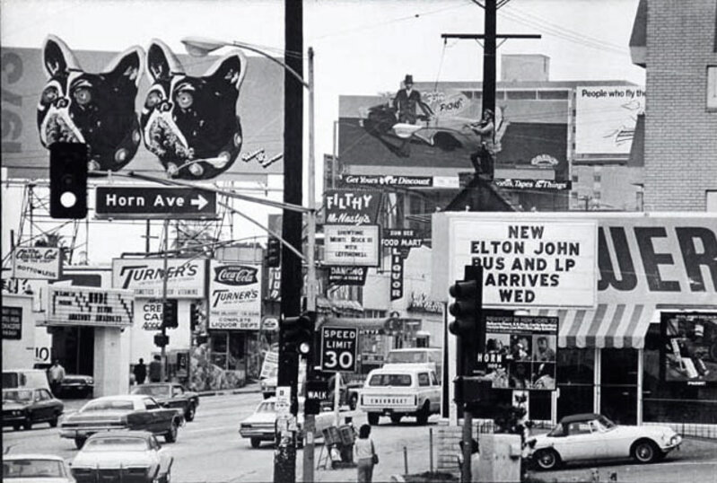 Julian Wasser  Tower Records, Sunset Strip, Los Angeles, CA (1973