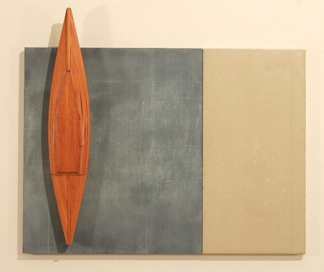 David Ruddell | Blackboard--Cement Board--Fir Boat (2008) | Artsy