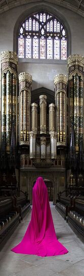 Güler Ates, ‘Woman at Eton College Chapel (II)’, 2016