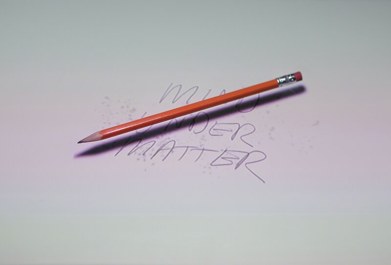 Peter Sarkisian  Floating Pencil (Matter Over Mind) (2011
