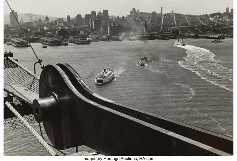 Peter Stackpole | Hoisting a Cable Spool, San Francisco; Untitled; and ...