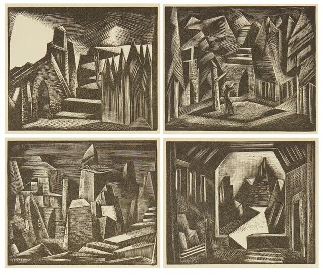 Paul Nash | Die Walkure, the Valkyrie's home; The Hall of the ...