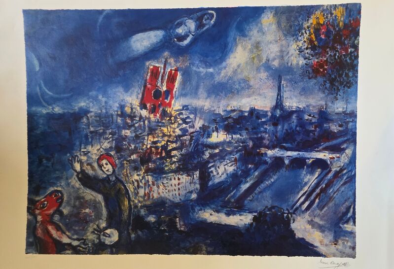 View of Paris — Marc Chagall