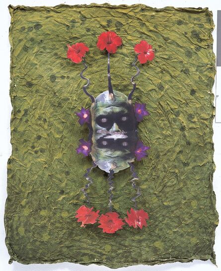 Ashley Bickerton, ‘Green Reflecting Head Sam No.5’, 2006