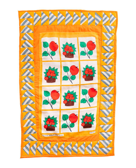 Natalie Baxter, ‘Apple Tea Towel Quilt’, 2022
