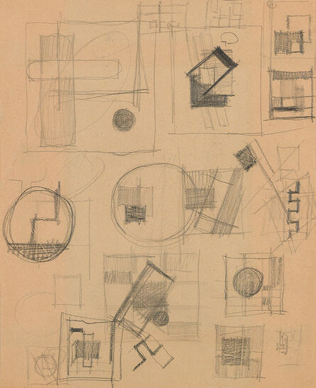 Friedrich Vordemberge-Gildewart, ‘Study (D30)’, ca. 1925