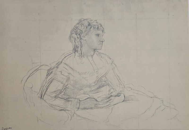 Portrait de madame Gobillard Morisot — Edgar Degas