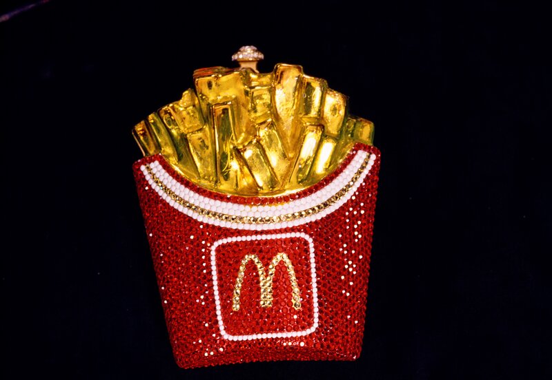 Lauren Greenfield, Limited-edition, Swarovski crystal–encrusted McDonald's fries  purse by Kathrine Baumann, Beverly Hills, 1996 (1996)