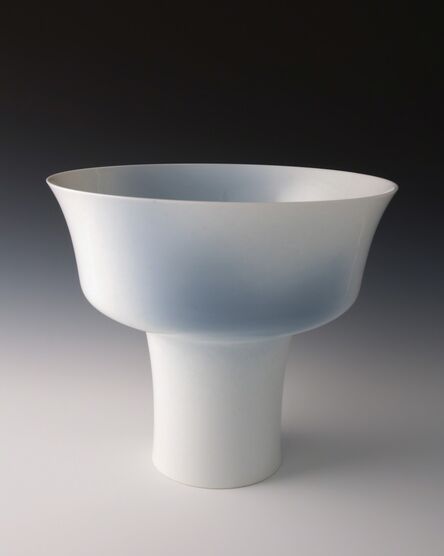 Fance Franck, ‘Large stem bowl, blue and white with transparent glaze’, N/A