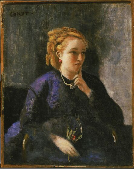 Jean-Baptiste-Camille Corot, ‘Portrait of a Woman’, 1870