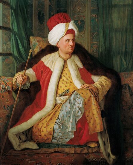 Antoine de Favray, ‘Portrait of Charles Gravier Count of Vergennes and French Ambassador, in Turkish Attire’, Second half of the 18th century