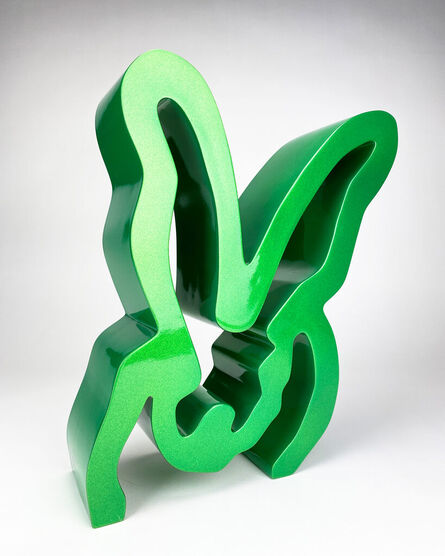 Hunt Slonem, ‘Hunt Slonem Landric Aluminum Sculpture Edition 14” x 11.5” x 4” 2022 Includes Custom Wooden Box’, 2022