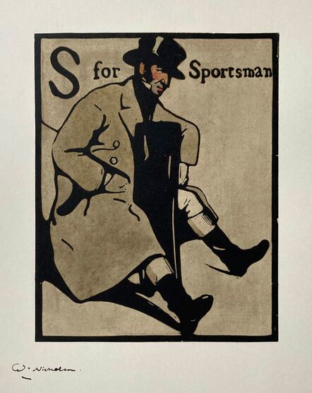 William Nicholson, ‘S for Sportsman’, 1897