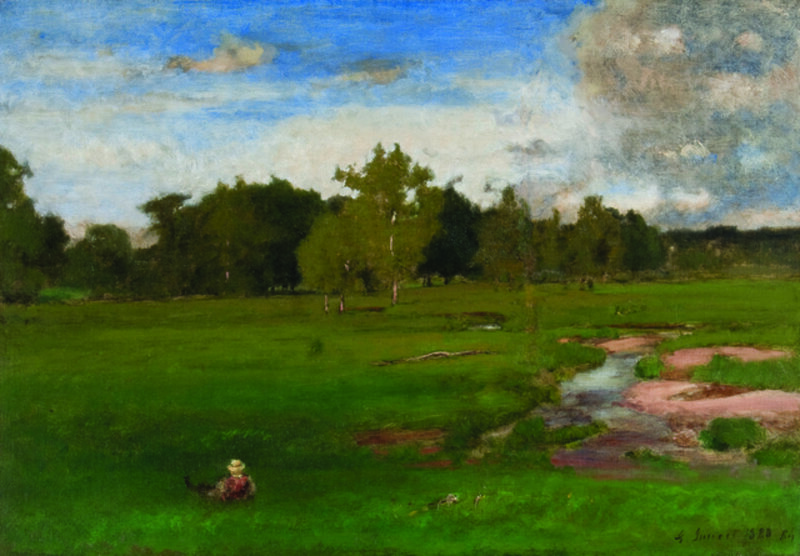 George Inness | Meadow in June (1880) | Artsy