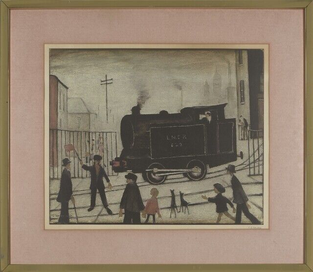 Laurence Stephen Lowry The Level Crossing Artsy laurence-stephen-lowry-the-level-crossing-artsy