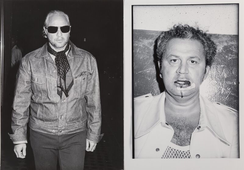 Ron Galella | Marlon Brando and Ron Galella (diptych) (1973) | Artsy