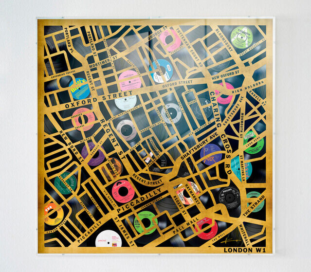 Keith Haynes | Postcode Map - London W1 (2024) | Available for Sale | Artsy