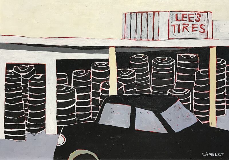 David Lambert | Lee's Tire Shop (2021) | Available for Sale | Artsy
