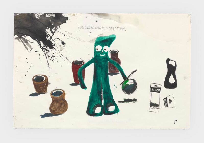 Raymond Pettibon, untitled drawing, ink on paper. Courtesy the artist and David Zwirner