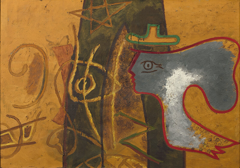 Papier Collé 1913 by Georges Braque