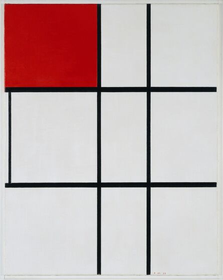 Piet Mondrian, ‘Composition B (No.II) with Red ’, 1935