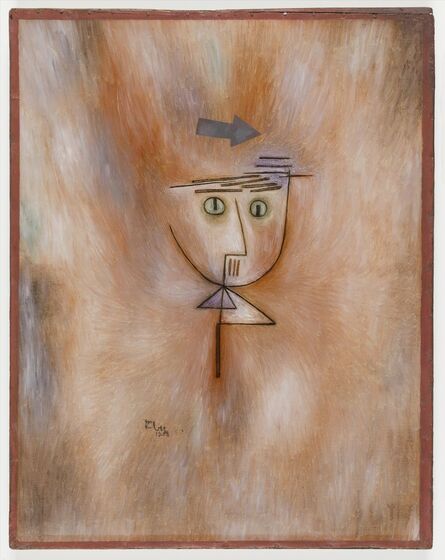 Paul Klee, ‘Fast getroffen (Nearly Hit)’, 1928