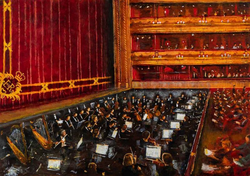 Clive McCartney | Orchestra Pit, Royal Opera House (2021) | Artsy