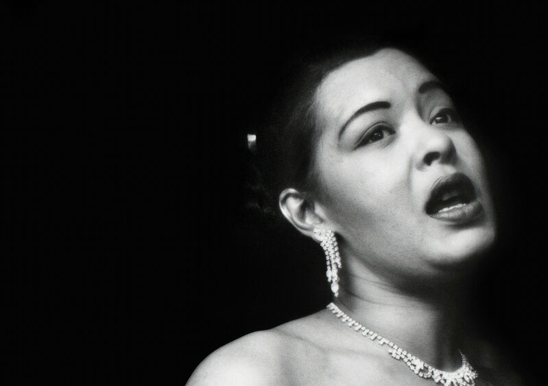 Bob Willoughby | Billie Holiday singing at the Tiffany Club, Los Ange (1951) | Art & Prints | Artsy Bob Willoughby | Billie Holiday singing at the Tiffany Club, Los Ange (1951) | Art & Prints | Artsy