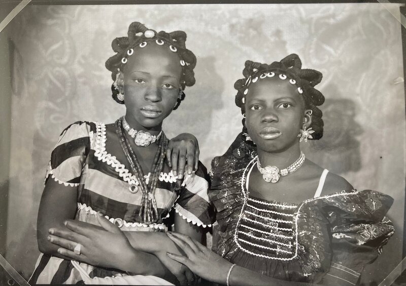 Seydou Keïta, Two women in camisoles with zazou hairstyles (ca. 1965), Available for Sale