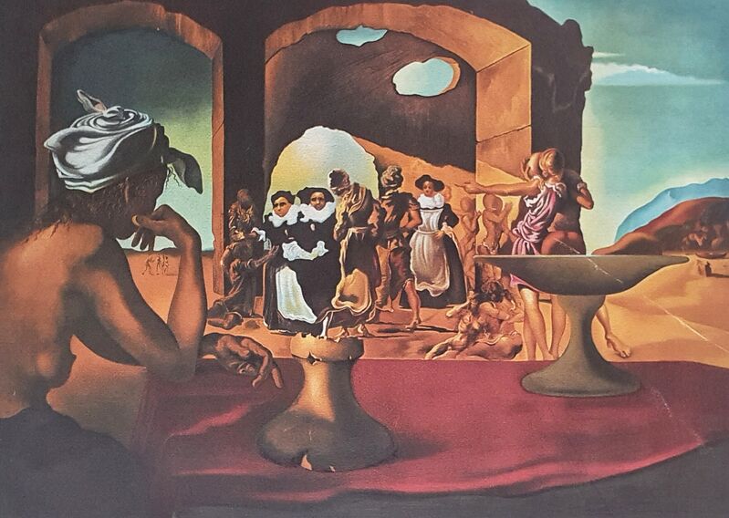 Slave Market with the Disappearing Bust of Voltaire — Salvador Dalí