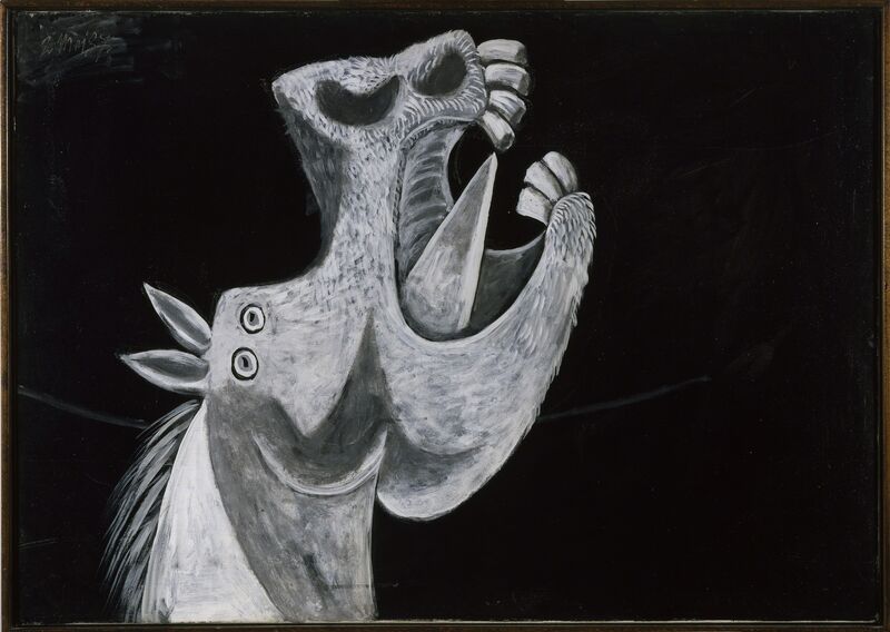 Pablo Picasso | Etude pour Guernica (Tête de cheval) (1937) | Artsy