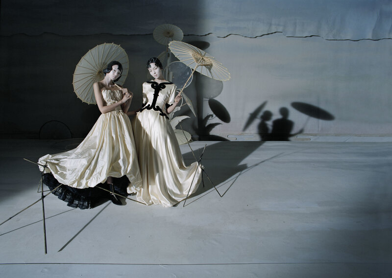 Tim Walker | Xiao Wen & Fei Fei Sun, Fashion : Balenciaga, London, UK, 2014 (2014) | Available for |
