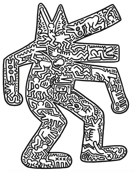 Keith Haring, ‘Dog’, 1985