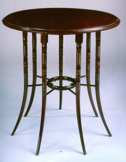Edward William Godwin, ‘Circular Table’, 1876