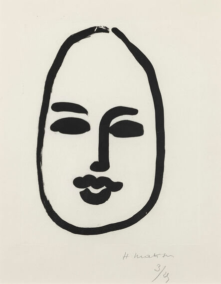 Henri Matisse, ‘Masque d’apres D.A. II’, 1948