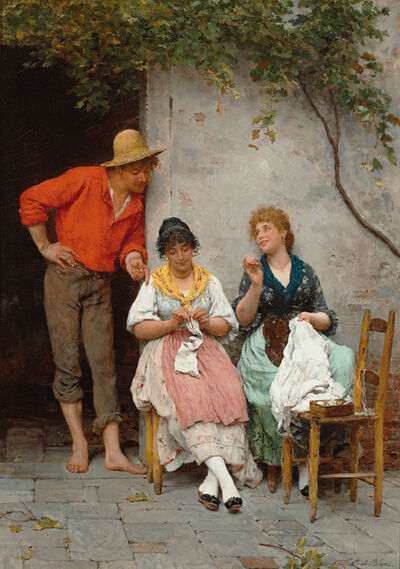 Eugene de Blaas | Venetian Beauty (1902) | Artsy