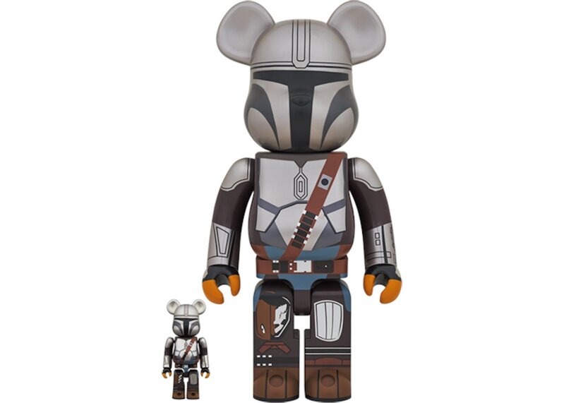 Star Wars The Mandalorian 400% + 100% Bearbrick - Figure Showcase
