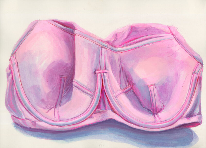 Portia Munson, Pink Bra #5 (2021), Available for Sale